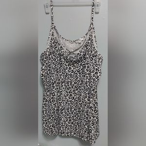 Warehouse One Leopard Print Tank  Size 3XL